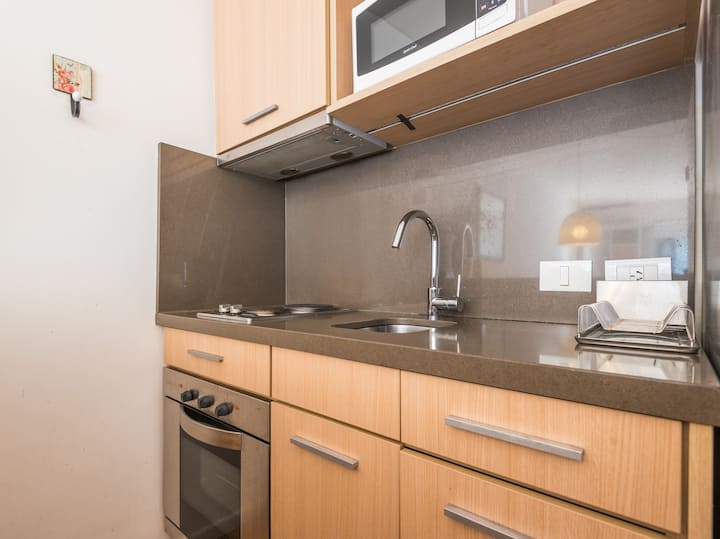 Apartamento tipo studio em Palermo com varanda