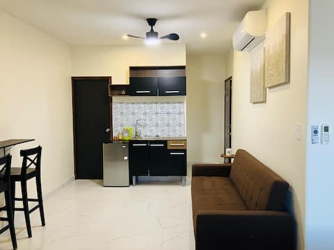 Top performing Airbnb: Golden Zone apartment, 5 min new sentry box in Mexicali