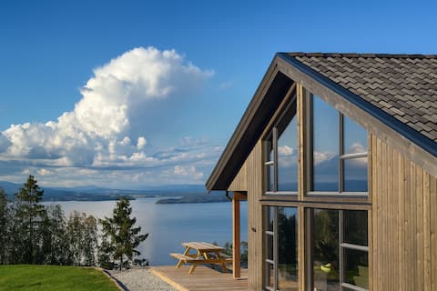 Luxury cabin, Wellness and view over the Tyrifjord