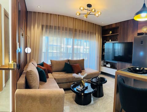 Top Airbnb: Best View Casa Finance City Stylish Luxury Apparte in Casablanca