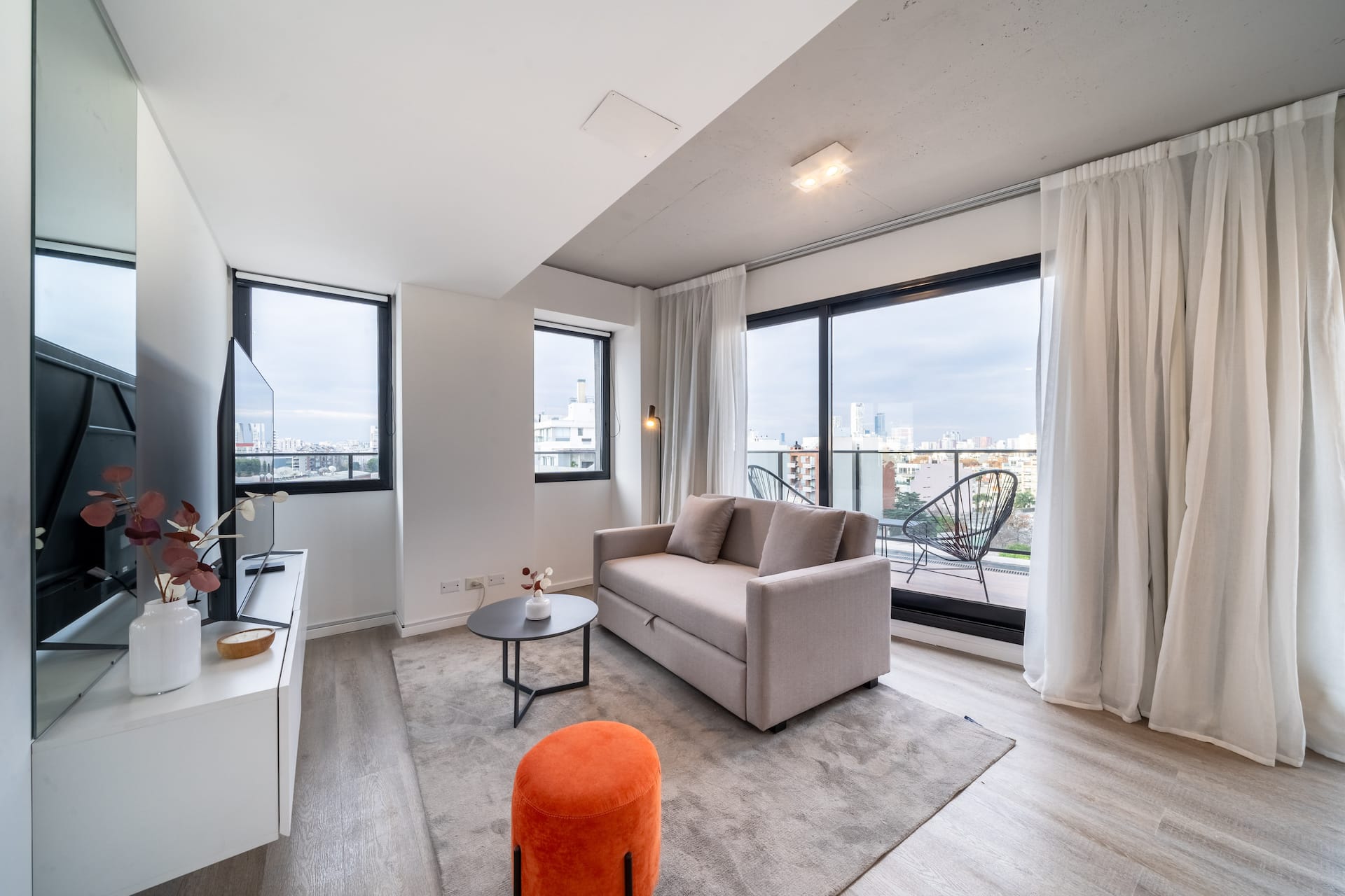 Three-room apartment in Palermo Hollywood with a terrace