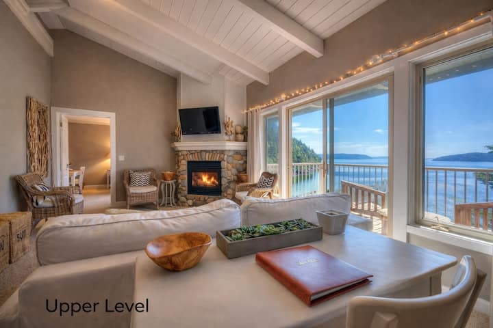Hillside 2br Suite With Fireplace & Balcony - San Juan Islands, WA