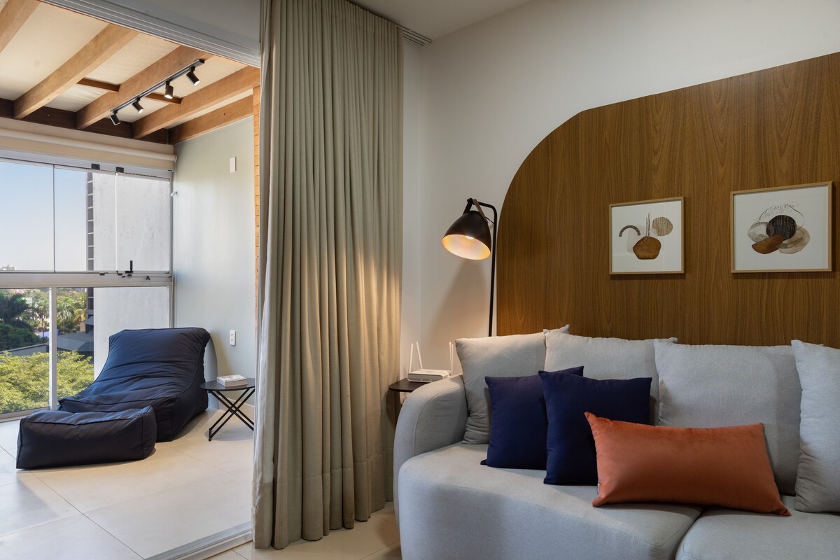 Top Airbnb: Luxury studio with large and cozy balcony em Goiânia