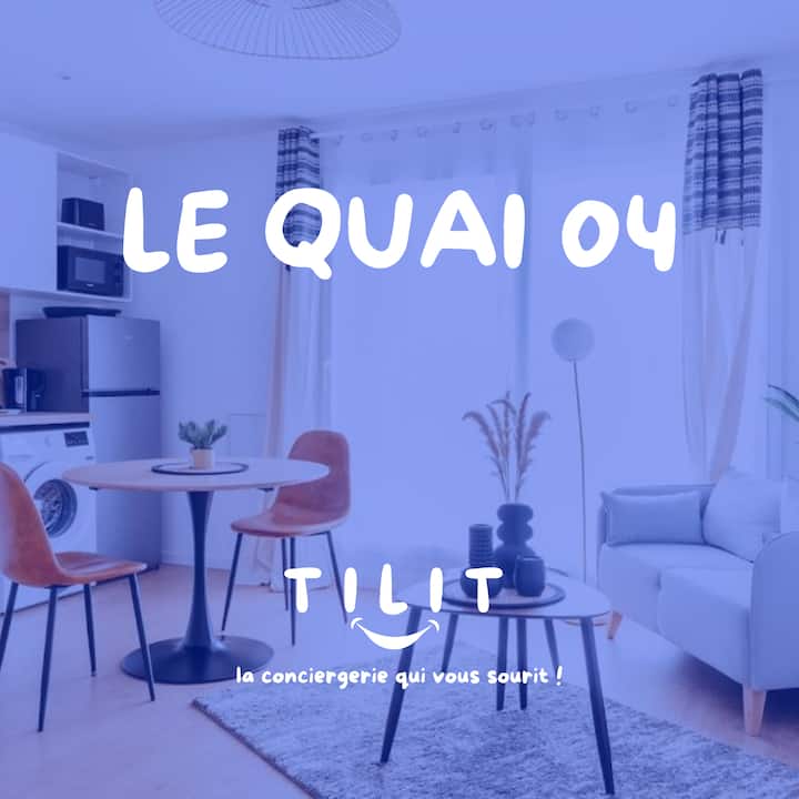 Appart Le Quai 04 : Grandes ÉColes & Piscine Docks - Harfleur