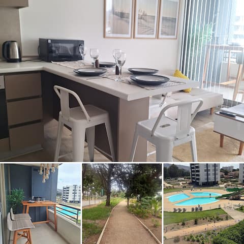 Top performing Airbnb: Punta Puyai: 5 min to the beach! Padel, quincho and relaxation in Papudo