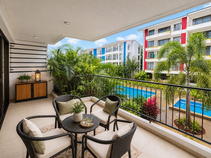 Faodail 26 | Elegant Pool-view 1bhk In Baga - Anjuna