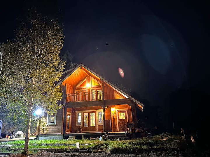 Starry Log House｜Hot Springs & Lavender 10 mins