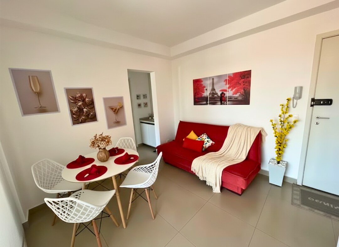 Top performing Airbnb: Vila Olímpia apartment with air conditioning, parking space and amazing pool in São Paulo