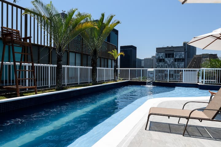 Studio Viva Lapa: Completo | Rooftop Com Piscina - Rio de Janeiro