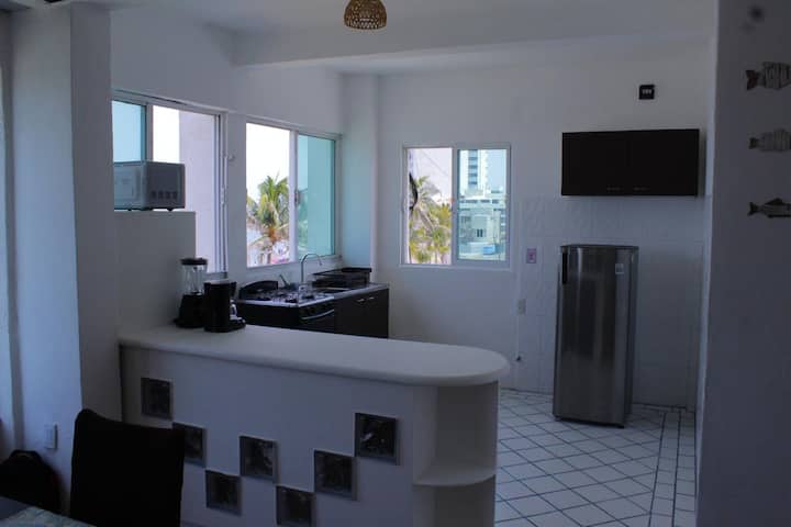 Hermoso Departamento Vista Al Mar Cerca De Acuario - Costa Dorada