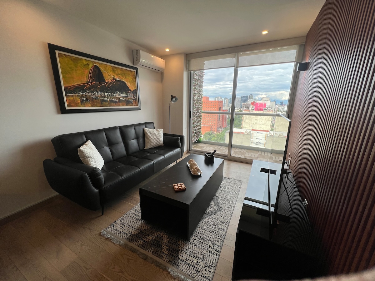 Successful Airbnb property: Luxuriously furnished apartment in Polanco in Polanco 3ª Sección