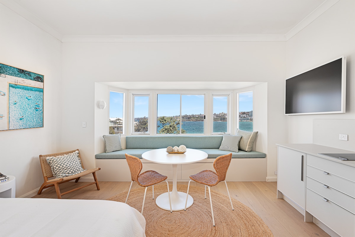 Popular Airbnb listing: Beachfront Studio Steps from Iconic Bondi Beach in North Bondi