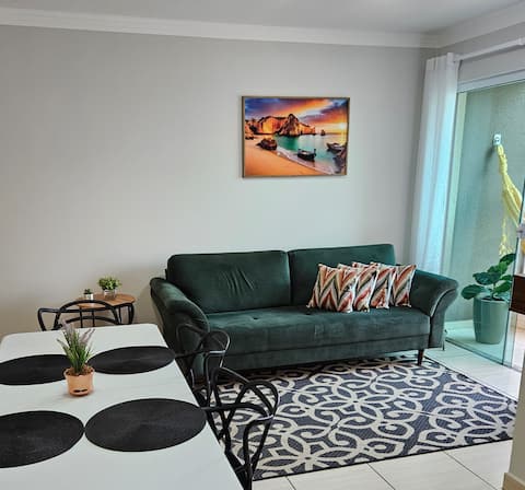 Successful Airbnb property: Apartment with air conditioning - 5 min from downtown - Roosevelt Neighborhood in Uberlândia