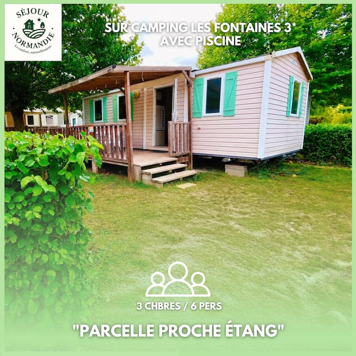Mobilhome 3ch/6p "Essentiel" | Camping 3* (27) - Normandy