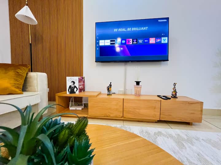 T2 Elegant Premium Vallon Rue Des Jardin Fast Wifi - Abidjan