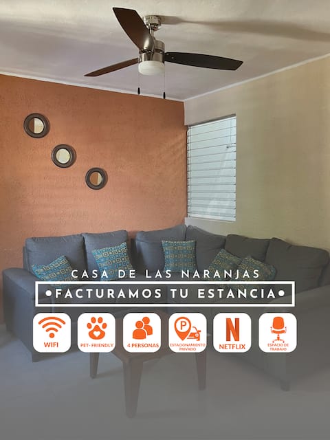 Popular Airbnb listing: Orange House in Merida in Colonia Xcumpich