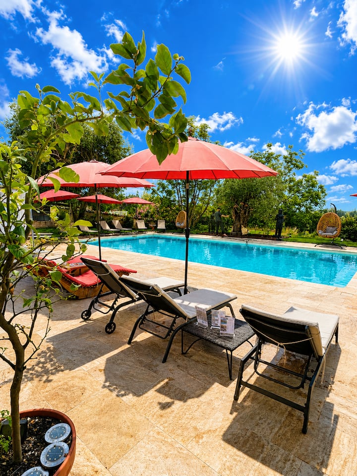 Le Clos De Pierre Avec Jacuzzi Et Piscine - Vence
