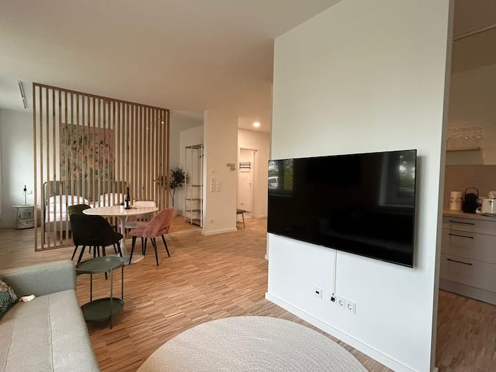 Deluxe Apartment 2 Perfect For 2-4 Kitchen Parking - Eching