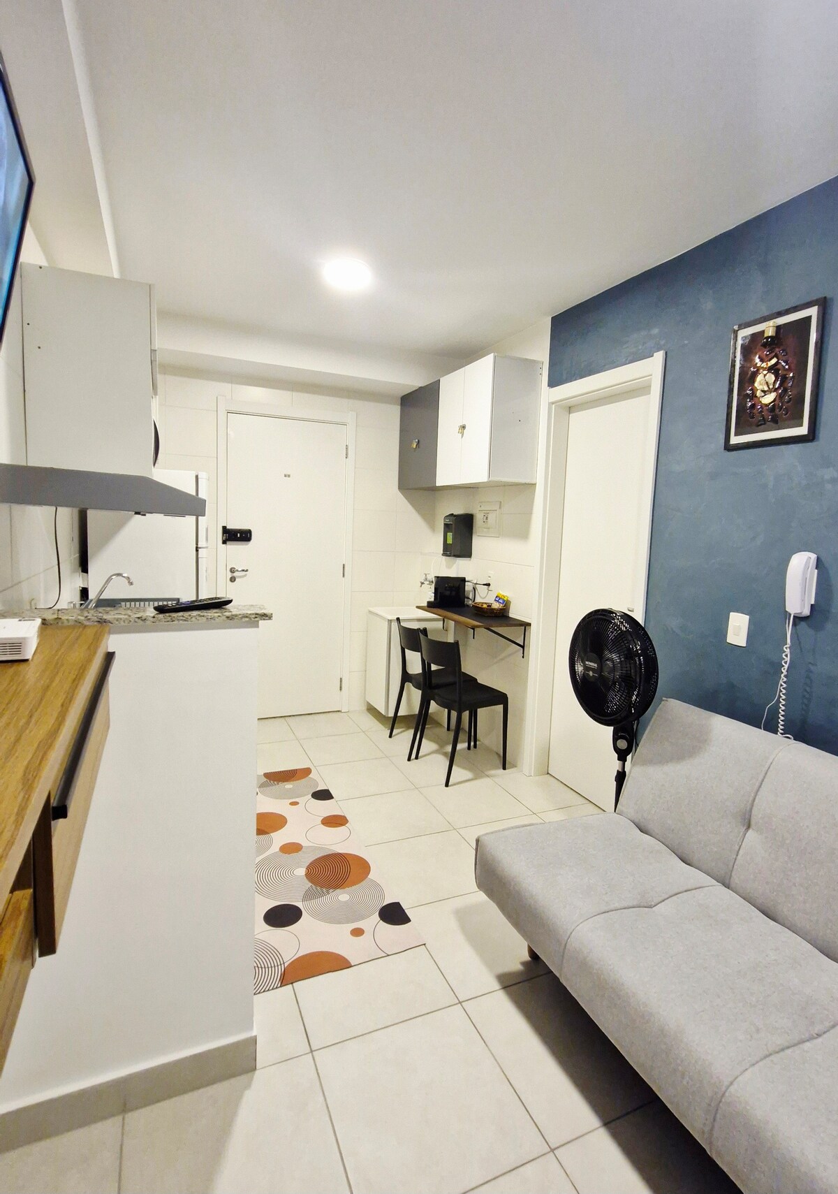Imóvel de sucesso: Studio a 2 quadras do Tokio Marine Hall em Santo Amaro