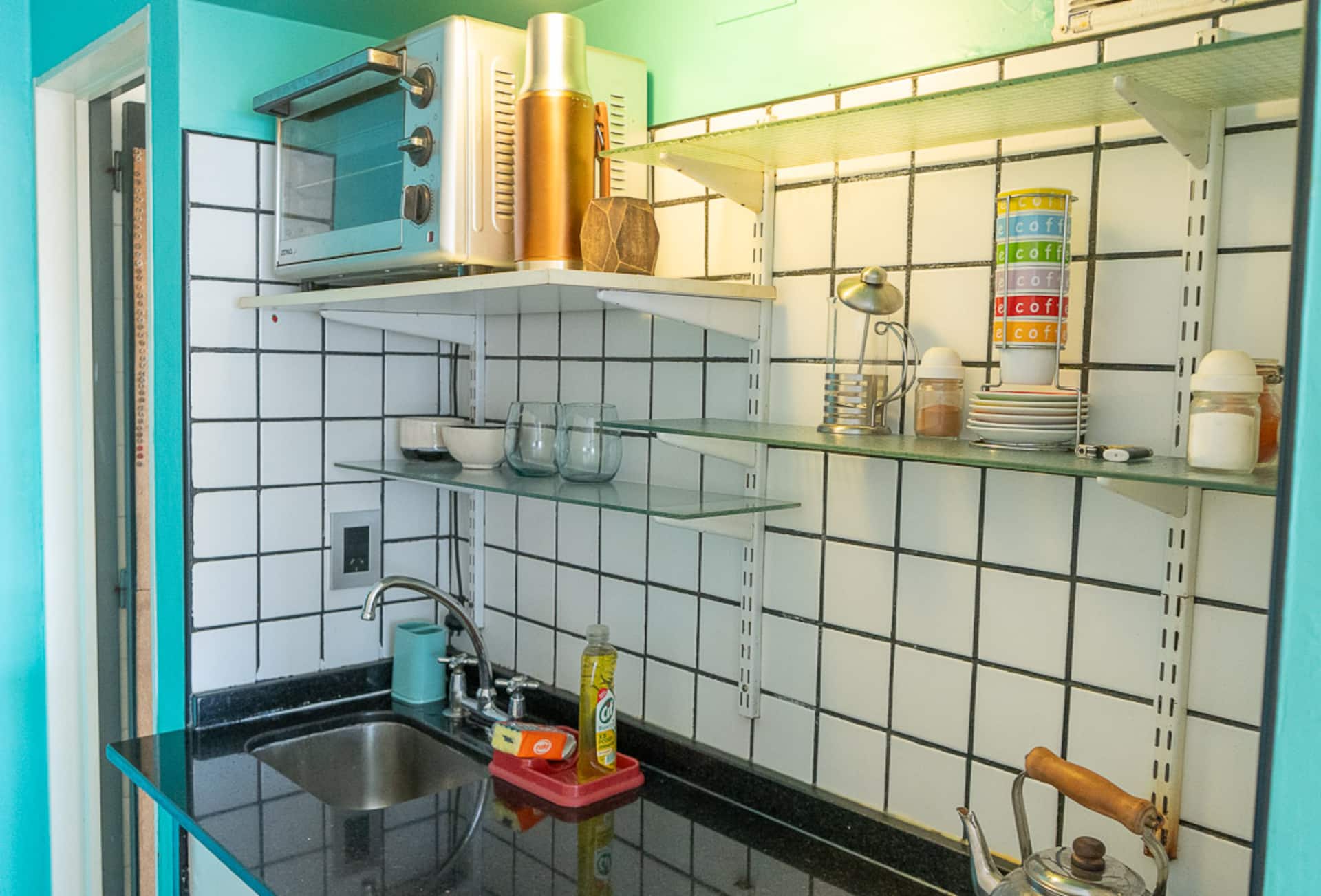 Kitnet para duas pessoas no Microcentro
