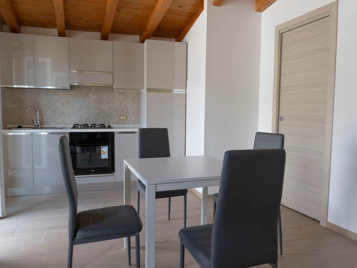 Soggiorno della porzione di villa da 3 posti letto