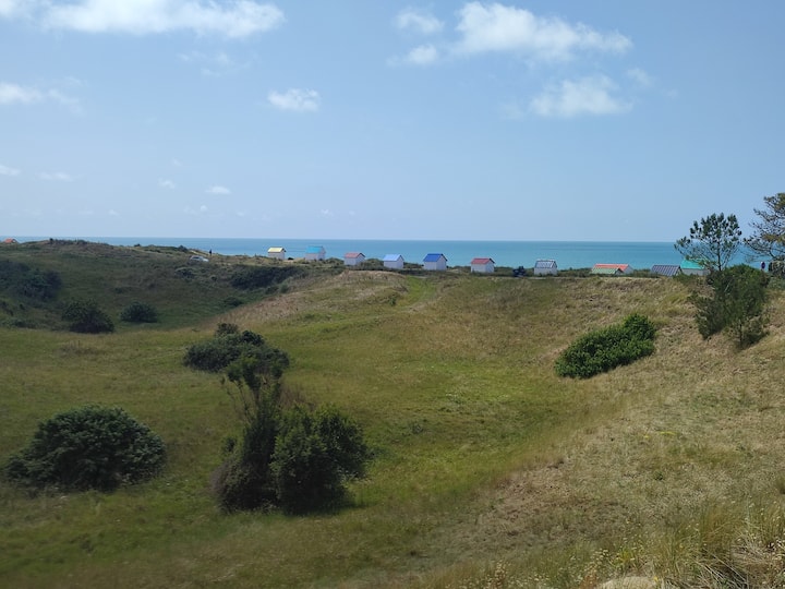 Villa Vue Mer Proche Plage Et Cabines De Gouville - Gouville-sur-Mer