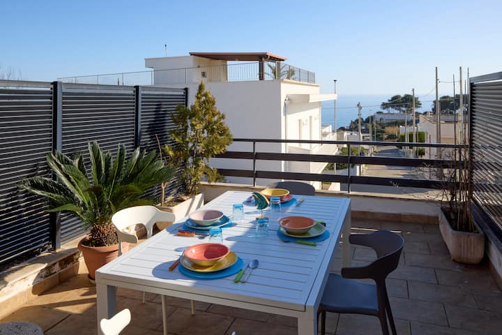 Santa Cesarea Oasis, Terrazza Dining With Seaviews - Santa Cesarea Terme