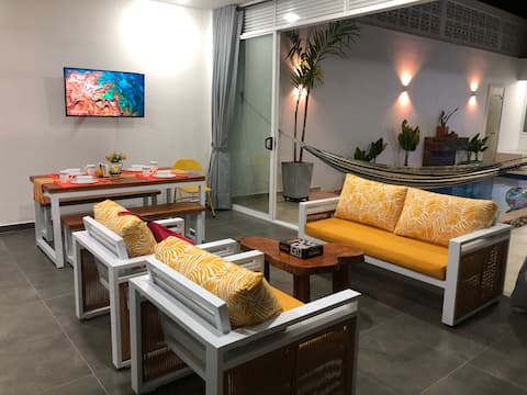 Top Airbnb: Mevak House: Exclusive with Pool, BBQ and Terrace in Honda