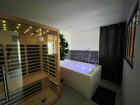 romantic cottage with sauna and balneotherapy