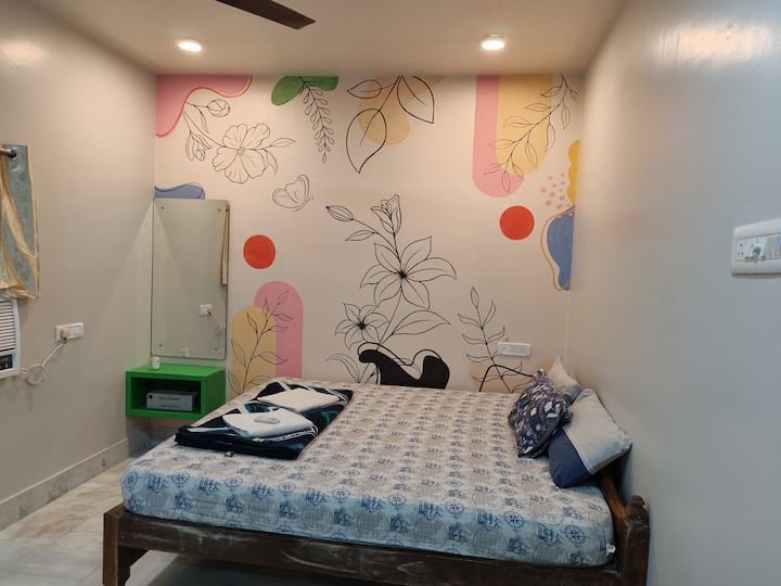 Cheerful 2bhk Apartment| Ac+wifi+kitchen+nrbeach - Puri