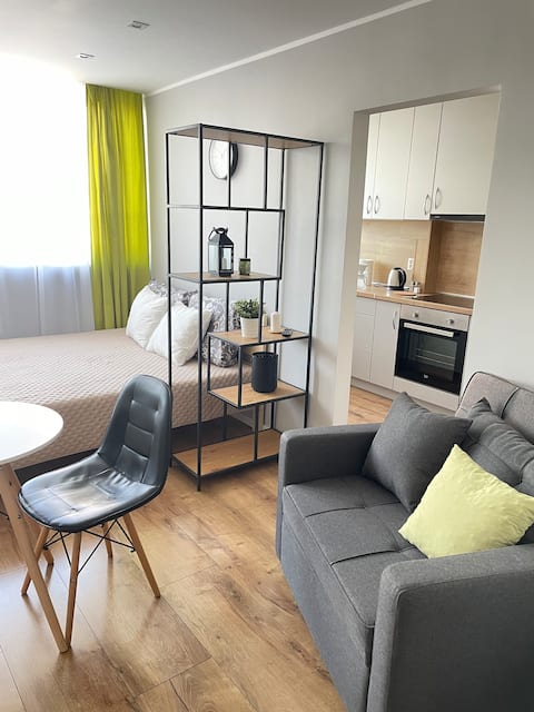 Popular Airbnb listing: A studio in the heart of Szczecin – Plac Rodła in Centrum
