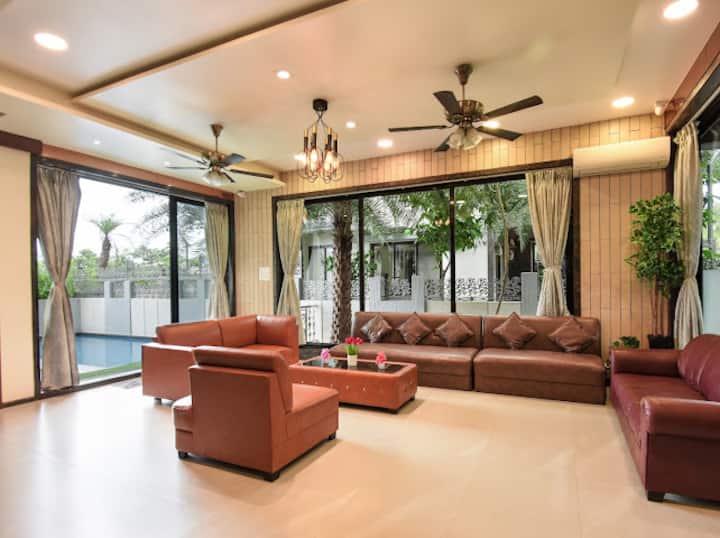 Blossomcreek Regara Stays 7 Bhk Villa Pool & Lift - 洛納瓦拉