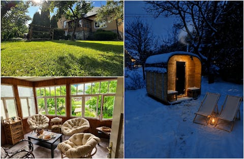Lipoffka - cozy home with sauna and a kids’ area