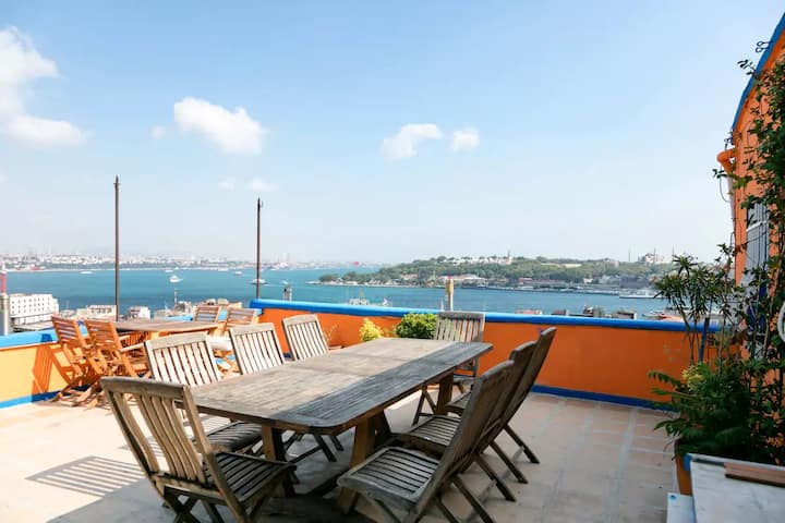 Galata Brick House ·Ac In Bedrooms Shared Terrace - İstanbul