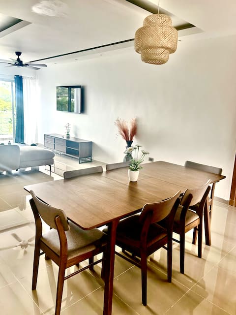 Stay just 5 minutes from Playa Punta Popy 🌴 Modern 2-bedroom, 2-bathroom condo with pool, balcony, and tropical vibes