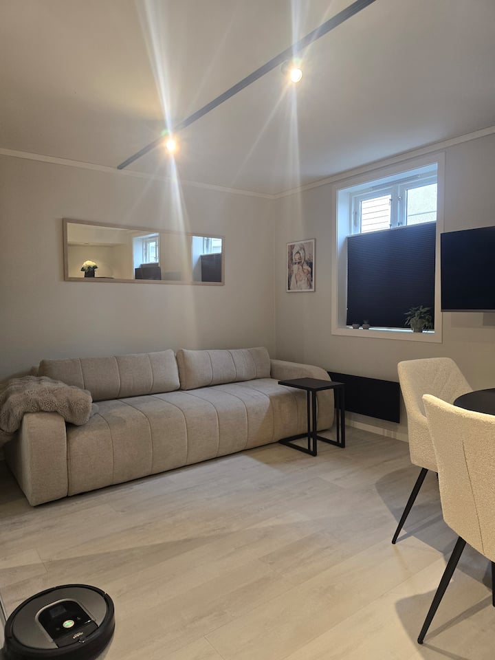 28 sqm studio apartment, right in the heart of Leirvik