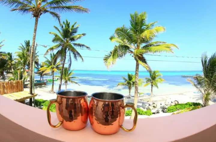 2 Br Oceanview Villa/Pool/Walk to Center of Town in San Pedro