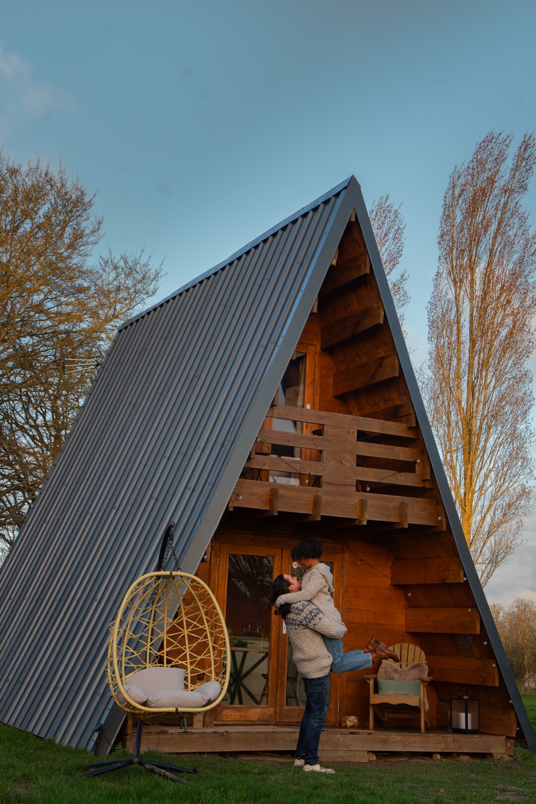 Photo 6/10 — Cabane « La Pause Sauvage — Cabane en A à Mesnil-en-Ouche » à Mesnil-en-Ouche Eure