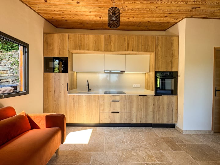 Chalet Vue Mer Et Montagne - Plage de Nonza