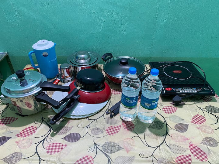 Family Room At Pappa’s Pride – Cozy & Clean - Honnavar