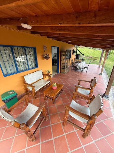 Popular Airbnb listing: Family ranch: Jacuzzi, campfire, games, BBQ and more in Marinilla