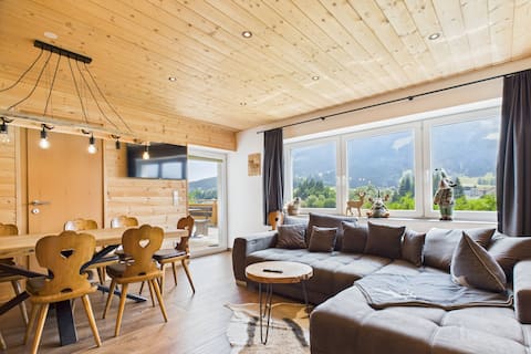 Apartment Gampenkogel, 9 people, sunny terrace