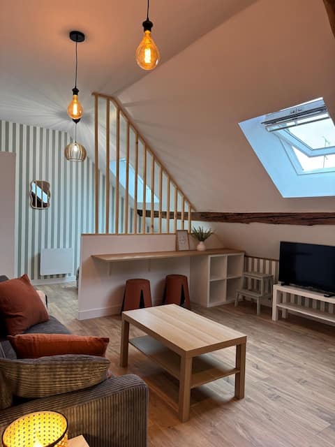 Top Airbnb: "Cozy T1 bis in the historic city center" à Chalon Sur Saône