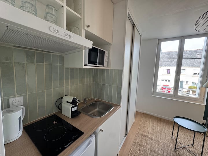 Joli Studio Neuf - Climatisation - Centre Lorient - 洛里昂