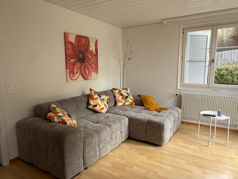 Popular Airbnb listing: Private accommodation high above Bern-Steibruch Bolligen in Bern/Berne
