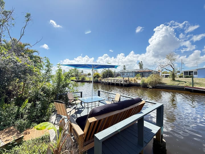 Private Deck & Canal Access Home - North Port, FL