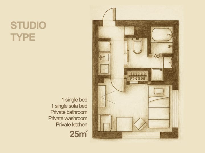 Snsi2-new Apartment Convenient Location Modern 25㎡ - Harajuku