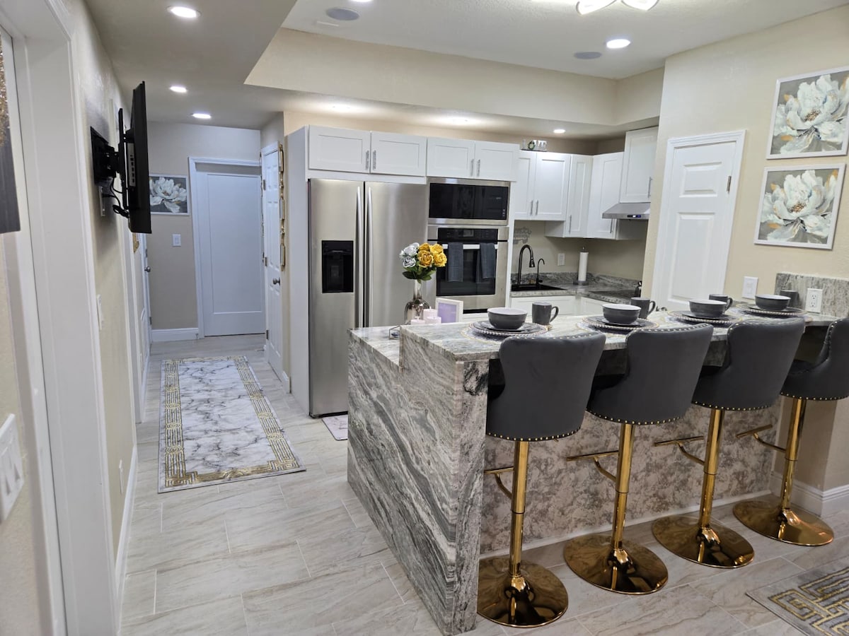 This Luxury Basement is the perfect getaway