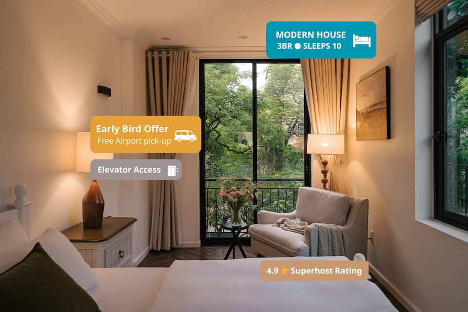 Top-earning Airbnb listing in Quận Ba Đình, 3 bedrooms
