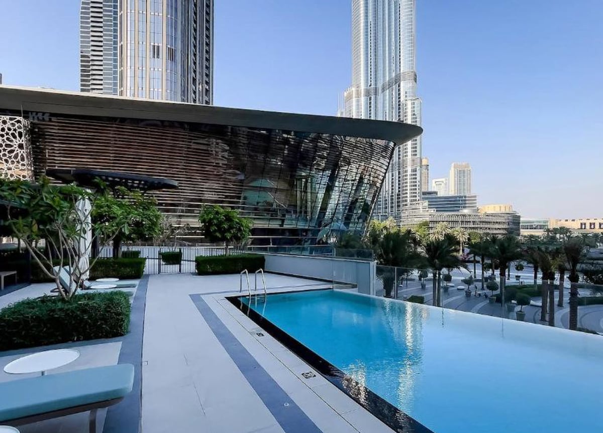 2 Bedroom Furnished Apartment with Burj Khalifa & Fountain View 3